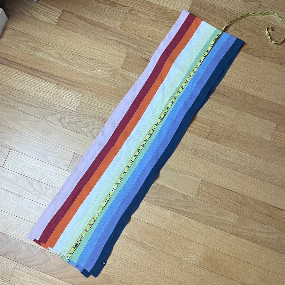 GAP Multicolor Striped Wool Knit Scarf - Picture 7 of 7